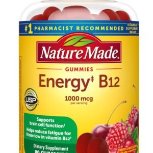 Nature Made Energy B12 Gummies 1000 mcg | Energía y Metabolismo Diario