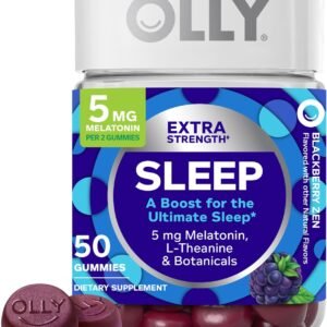 OLLY Extra Strength Sleep Gummies | Apoyo Extra para un Descanso Reparador