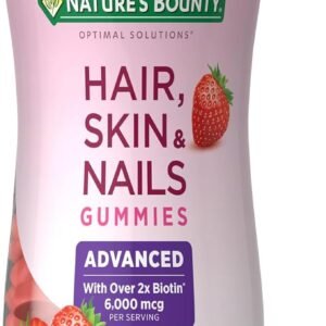 Nature's Bounty Hair, Skin & Nails Gummies 2X Biotina | Cabello, Piel y Uñas
