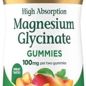 Nature's Bounty High Absorption Magnesium Glycinate Gummies | Magnesio de Alta Absorción en Gomitas