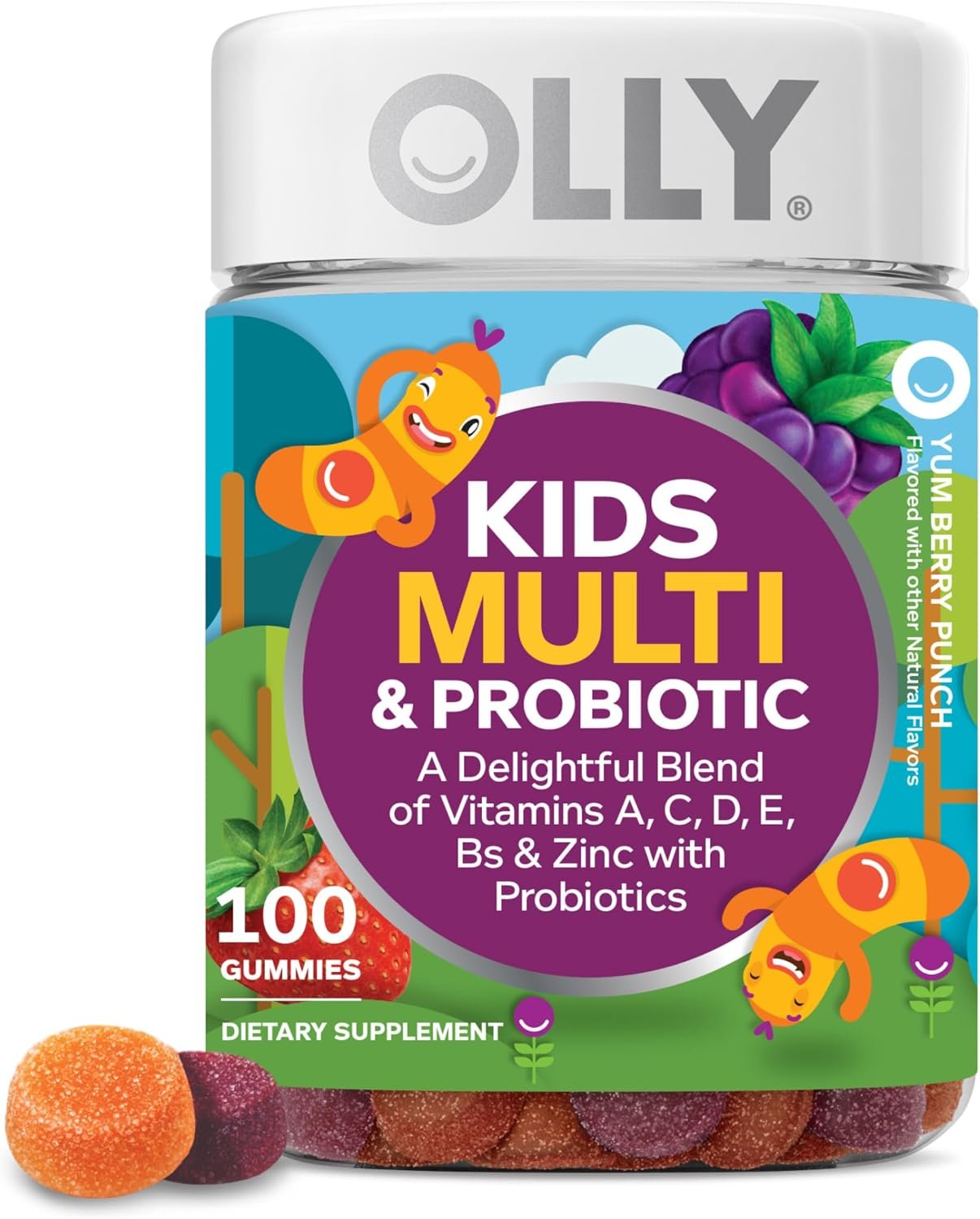 OLLY Kids Multi + Probiotic Gummies | Multivitamínico y Probióticos para Niños - Image 2