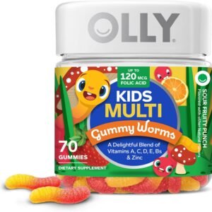 OLLY Kids Multivitamin Gummy Worms | Multivitamínico en Gomitas para Niños
