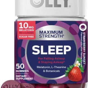 OLLY Maximum Strength Sleep Gummies | Apoyo Extra para un Descanso Reparador