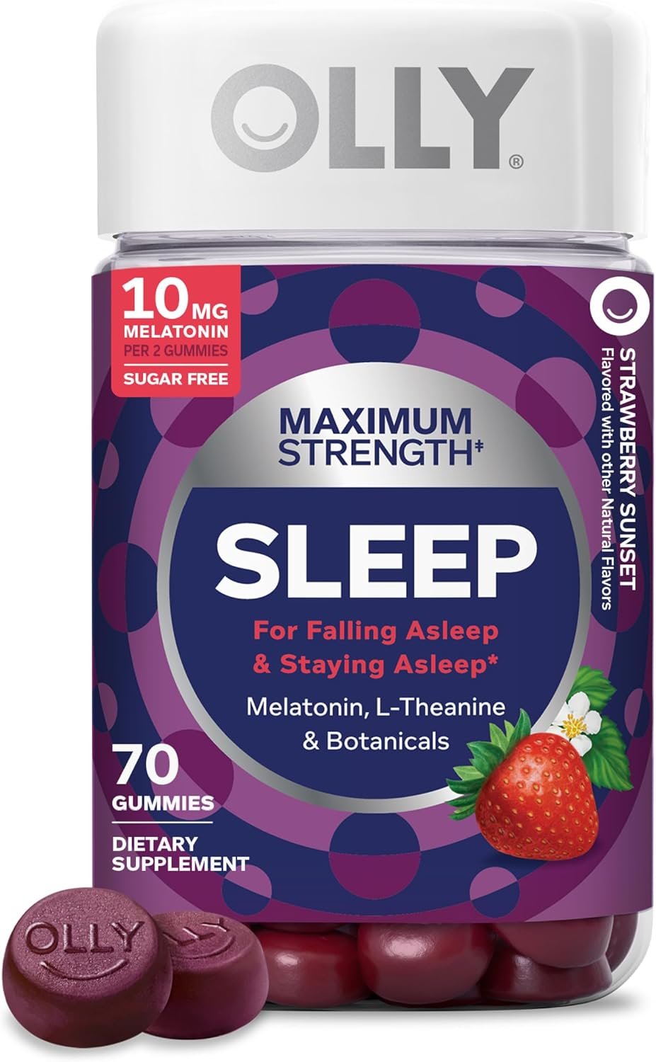 OLLY Maximum Strength Sleep Gummies | Apoyo Extra para un Descanso Reparador - Image 2