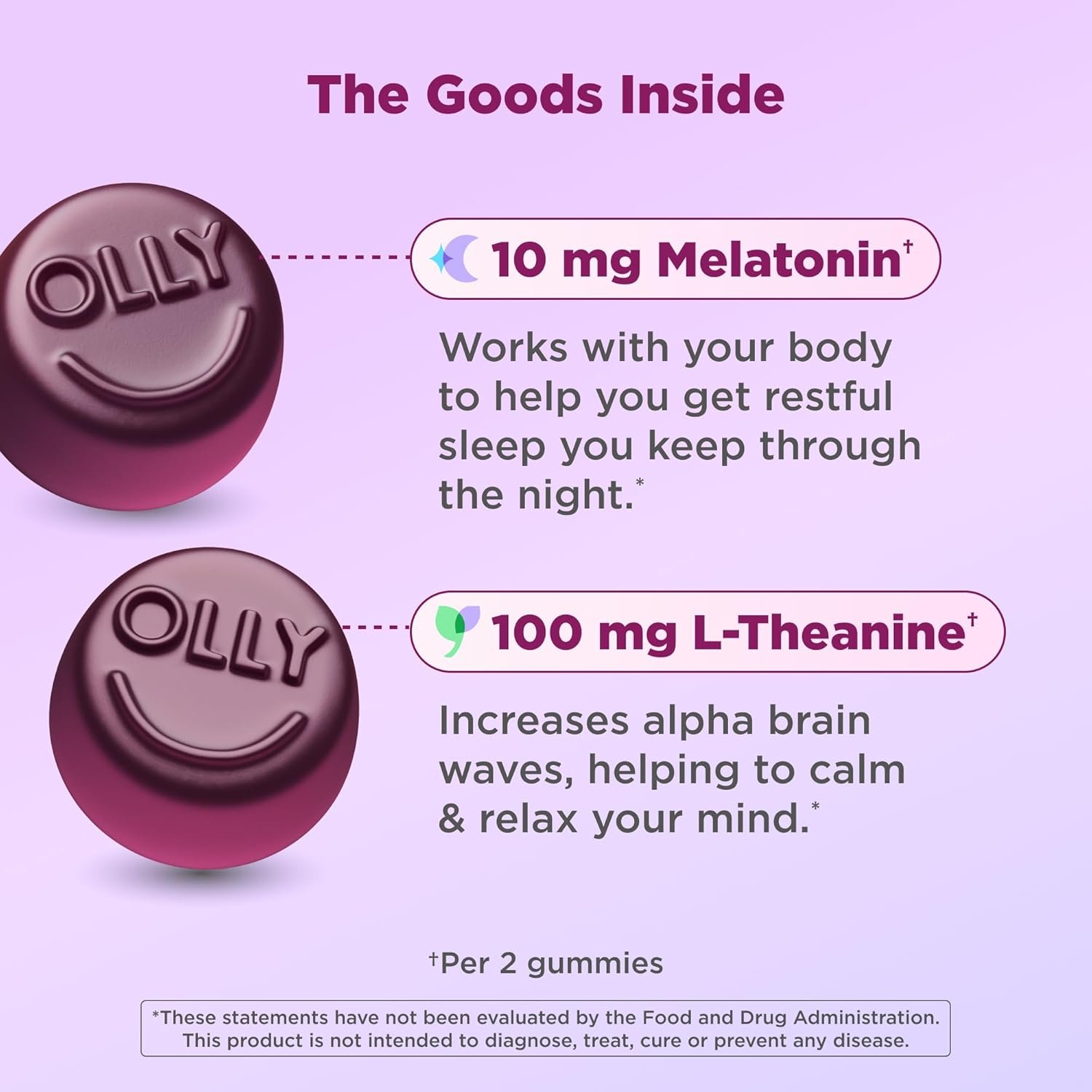OLLY Maximum Strength Sleep Gummies | Apoyo Extra para un Descanso Reparador - Image 5