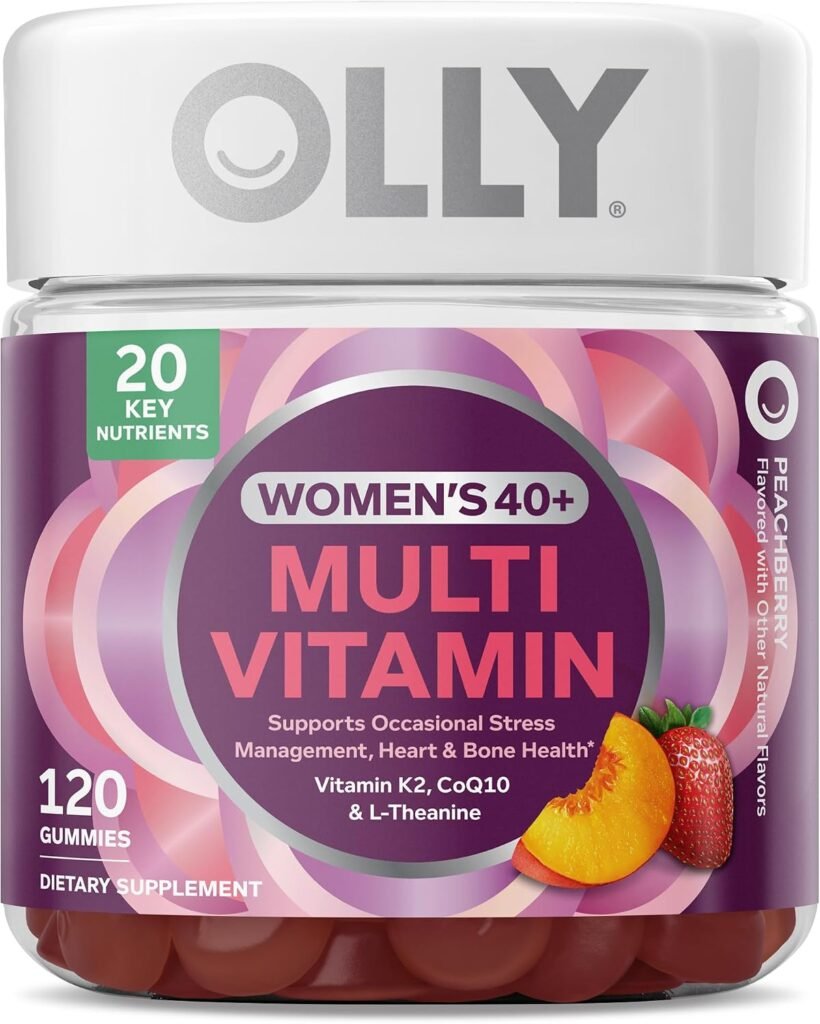 OLLY Women's 40+ Multivitamin Gummies | Multivitamínico para Mujeres Mayores de 40 Años