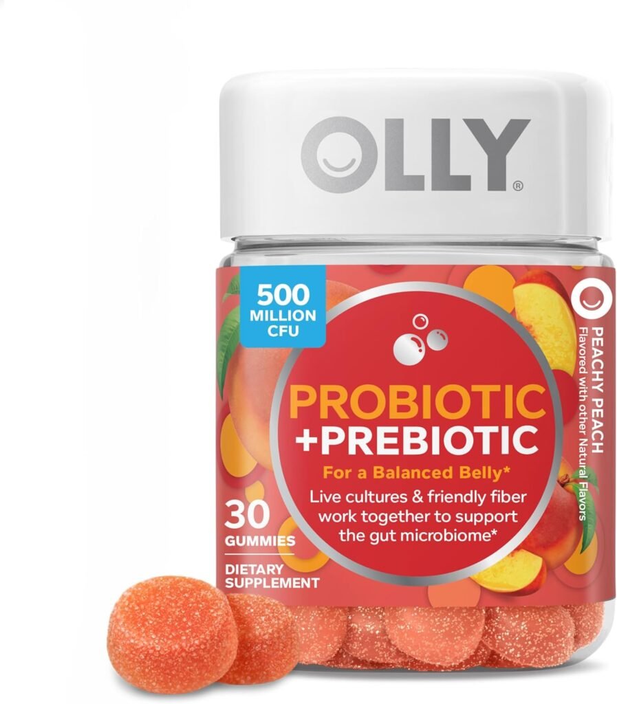 OLLY Probiotic + Prebiotic Gummies | Salud Digestiva y Equilibrio Intestinal