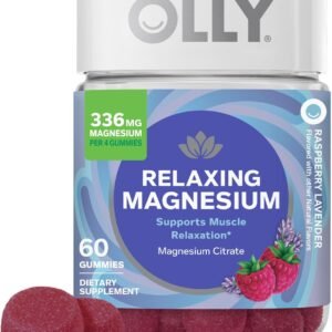 OLLY Relaxing Magnesium Gummies | Magnesio para Relajación y Bienestar Diario