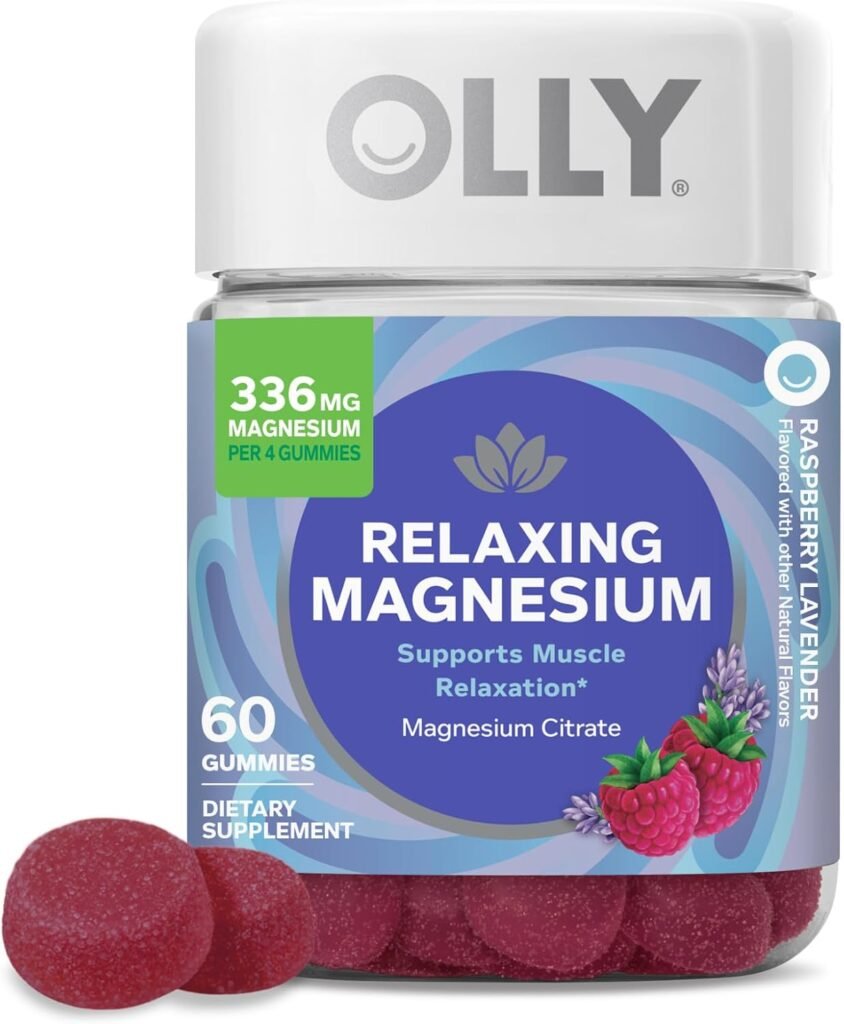 OLLY Relaxing Magnesium Gummies | Magnesio para Relajación y Bienestar Diario