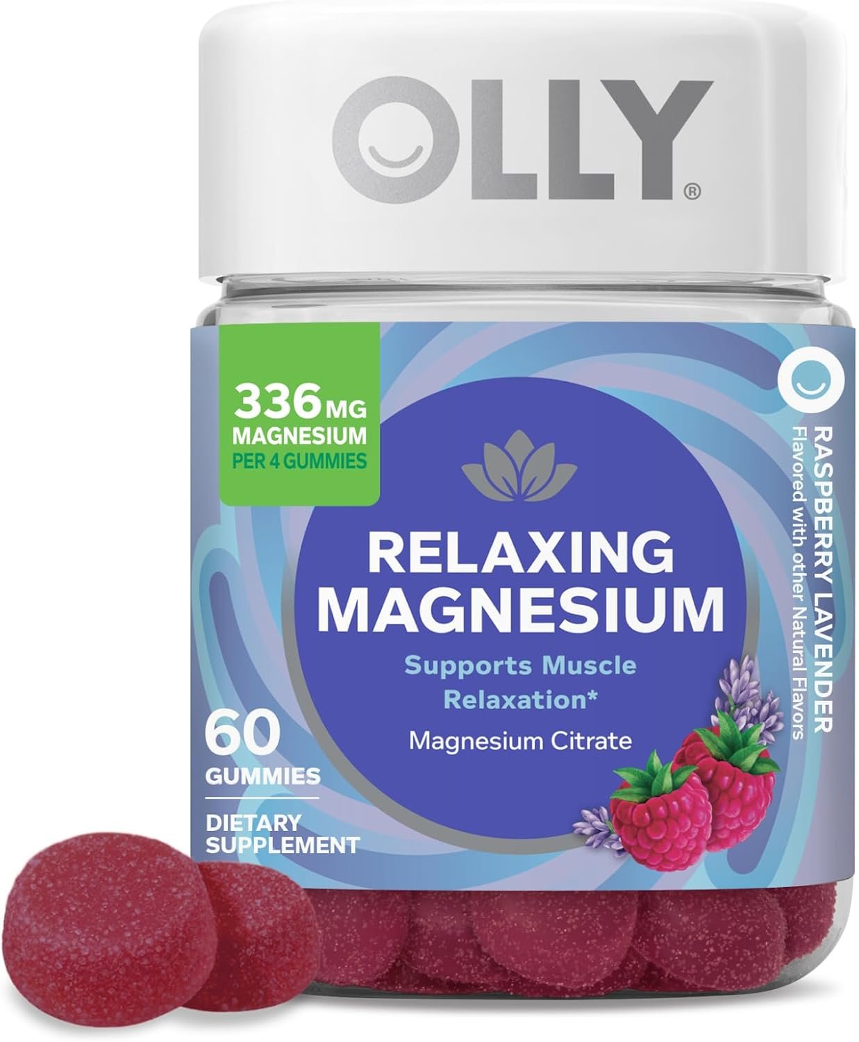 OLLY Relaxing Magnesium Gummies | Magnesio para Relajación y Bienestar Diario
