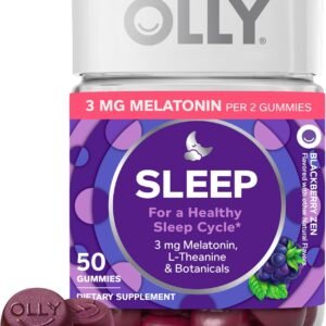 OLLY Sleep Gummies for a Healthy Sleep Cycle | Apoyo para un Ciclo de Sueño Saludable