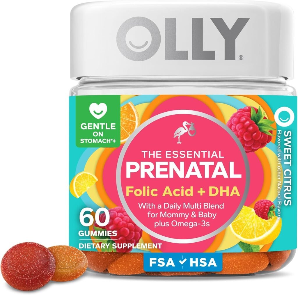 The Essential Prenatal Gummies Folic Acid + DHA | Vitaminas Prenatales con Ácido Fólico y DHA