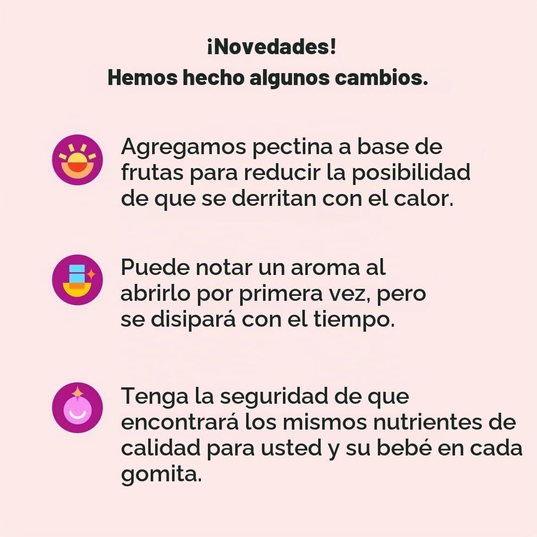 The Essential Prenatal Gummies Folic Acid + DHA | Vitaminas Prenatales con Ácido Fólico y DHA - Image 4