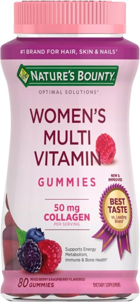 Nature's Bounty Women's Multivitamin Gummies | Multivitamínico Diario para Mujeres