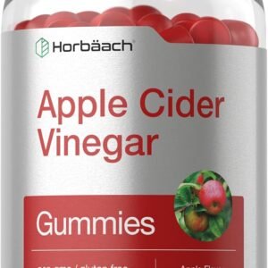 Horbaach Apple Cider Vinegar Vegan Gummies | Gomitas Veganas de Vinagre de Manzana para Bienestar Diario