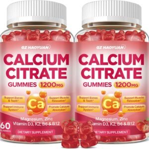 GZ Haoyuan Calcium Citrate Gummies | Citrato de Calcio para Huesos y Dientes