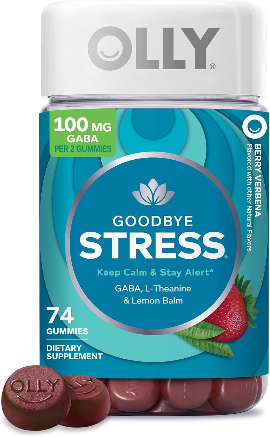 OLLY Goodbye Stress Gummies | Apoyo para la Relajación y el Bienestar Diario - Image 2