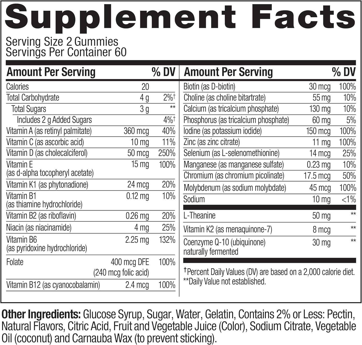 OLLY Women's 40+ Multivitamin Gummies | Multivitamínico para Mujeres Mayores de 40 Años - Image 2