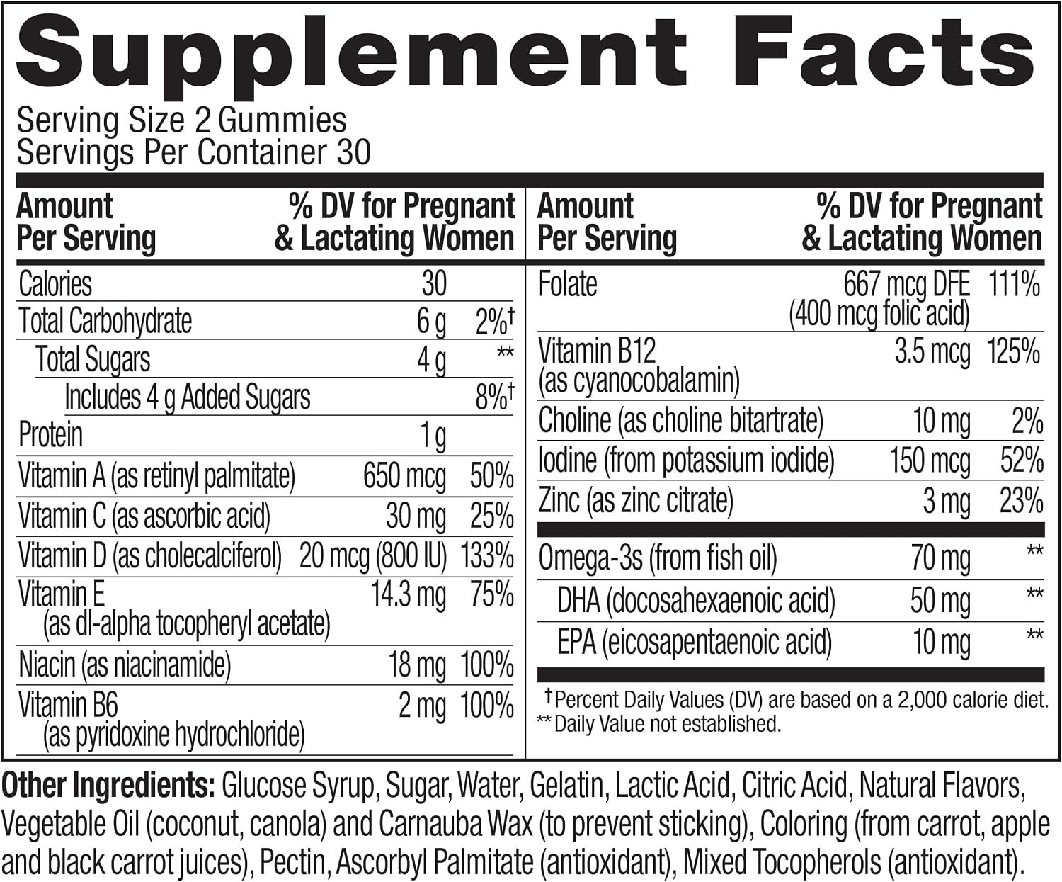 The Essential Prenatal Gummies Folic Acid + DHA | Vitaminas Prenatales con Ácido Fólico y DHA - Image 2