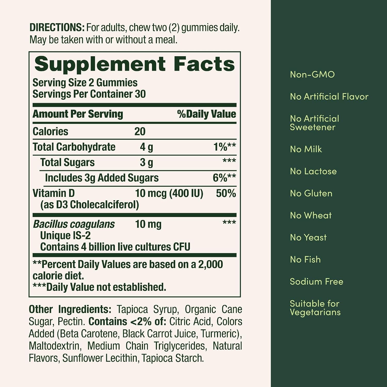 Nature's Bounty Probiotic Gummies | Probióticos para el Equilibrio Digestivo - Image 2