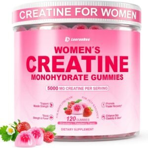 Lanranbee Women's Creatine Monohydrate Gummies | Creatina en Gomitas para Energía y Rendimiento